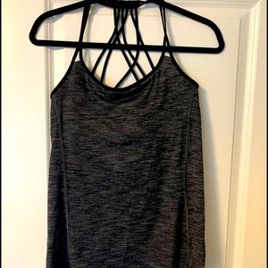 Heathered black Lululemon tank top size 8